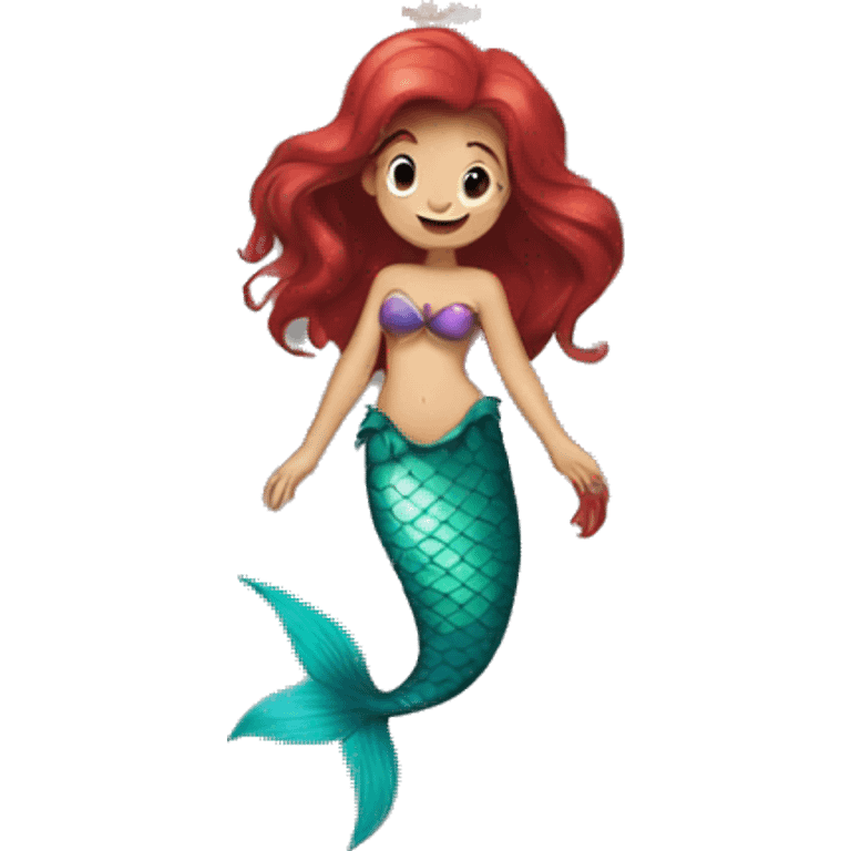 Little mermaid emoji