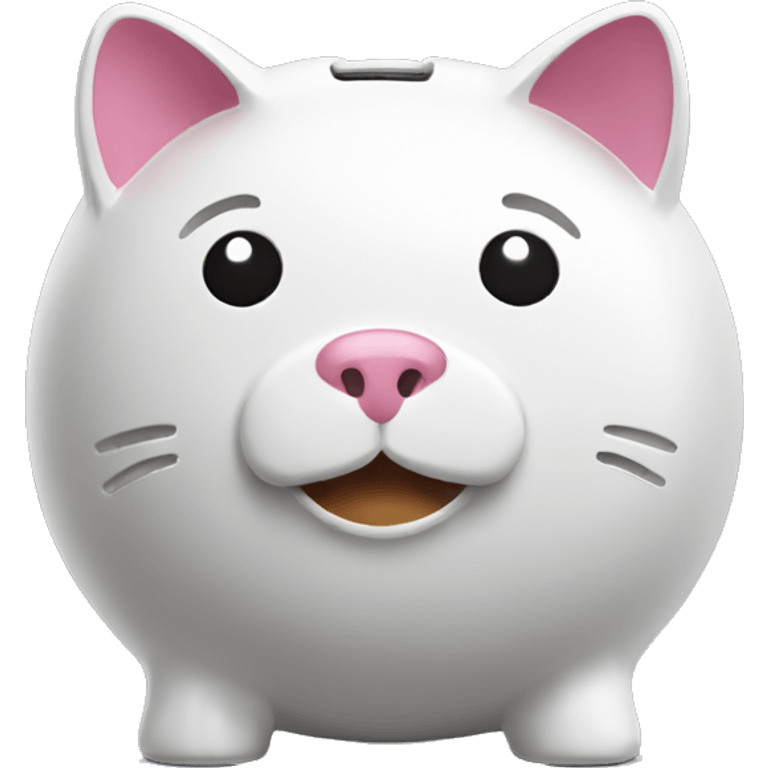 cat piggy bank emoji