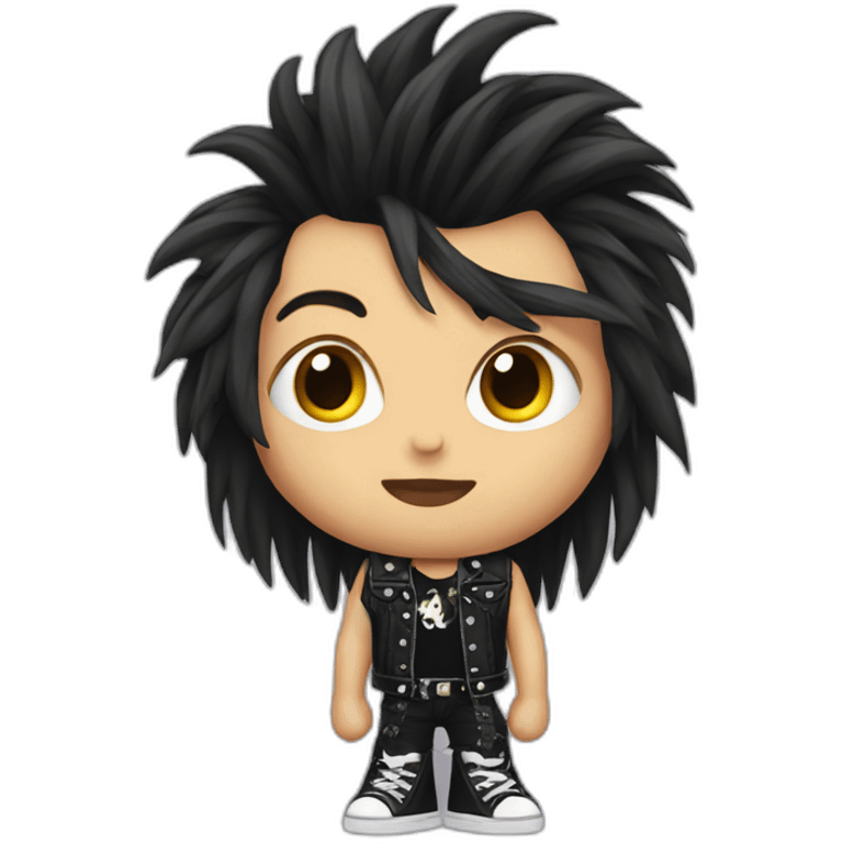 cute punk rocker emoji