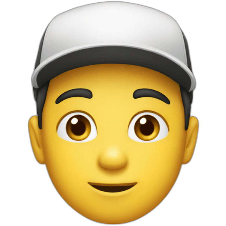 Garçon coupe casquette emoji