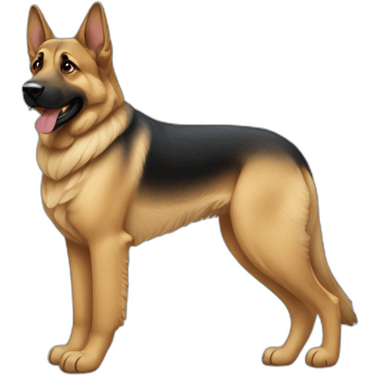 German sheperd  emoji