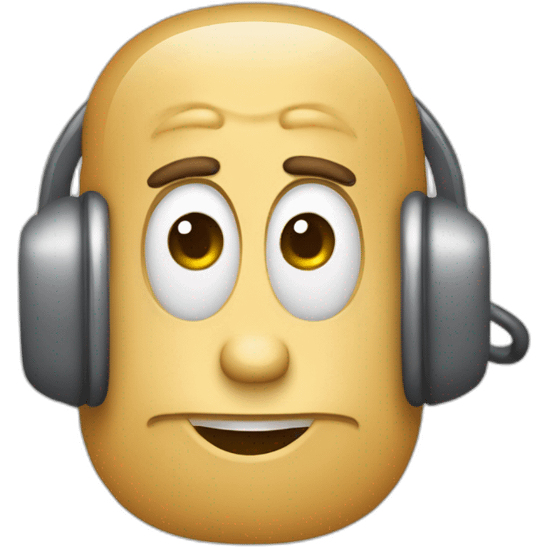 Un cacahuète qui regard un téléphone en éten menotté emoji