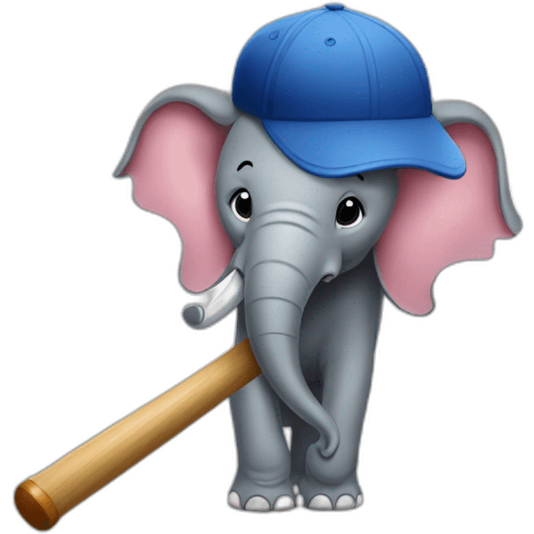 baseball bat elephant emoji