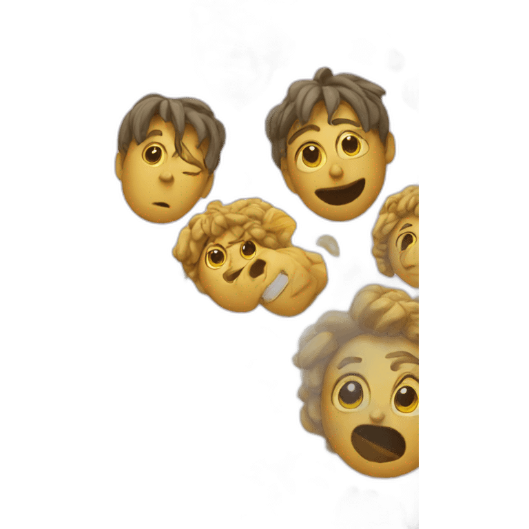 three emoji