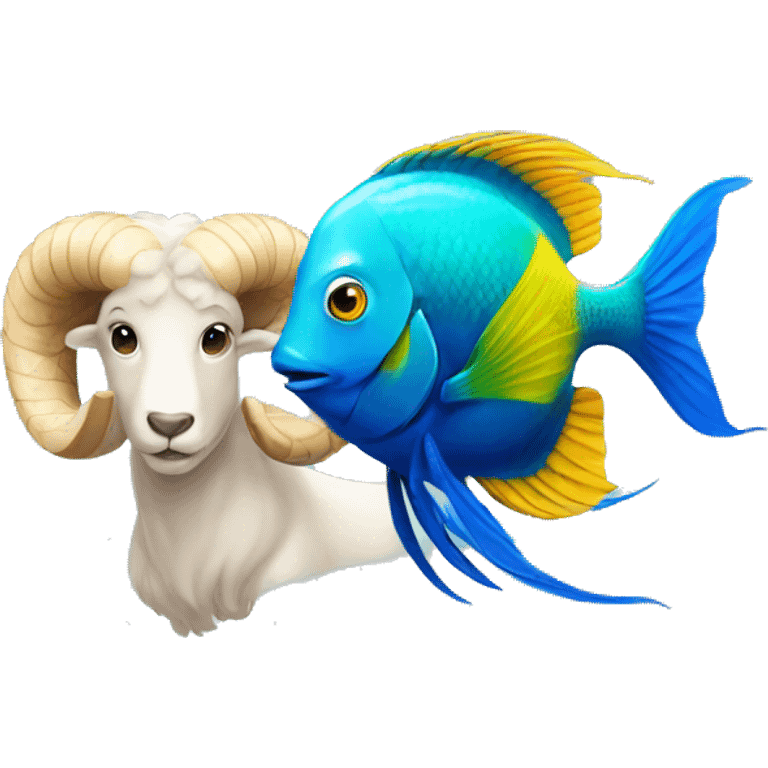 Acuario and aries  emoji