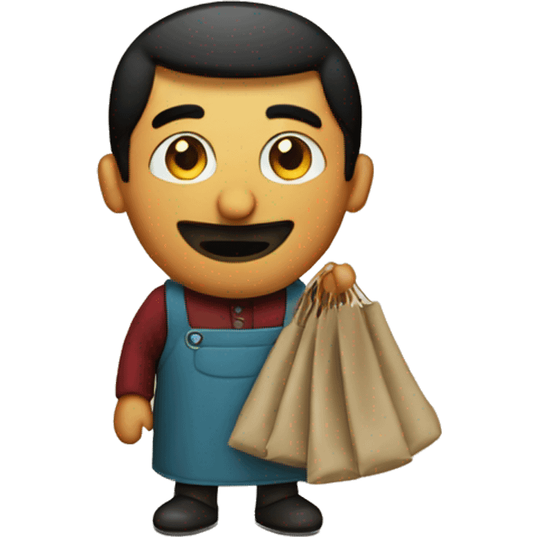 turkish seller holding a rug emoji