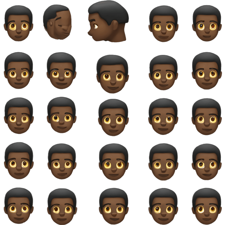 Black man  emoji