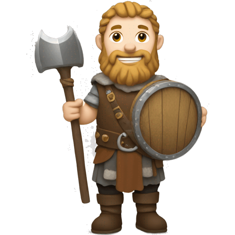 Viking holding a bag of coins  emoji