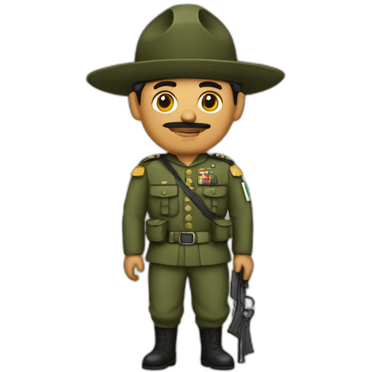 Mexican soldier emoji