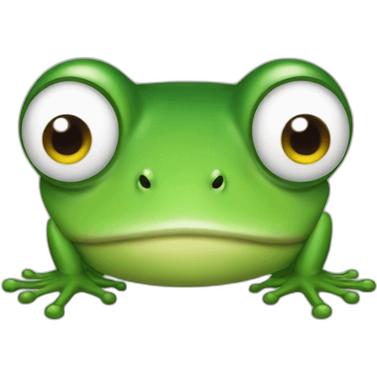 side eye frog emoji