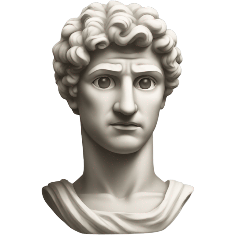 Ancient Greek statue of David emoji