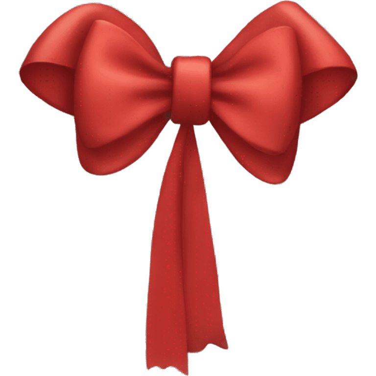 Red bow gala emoji