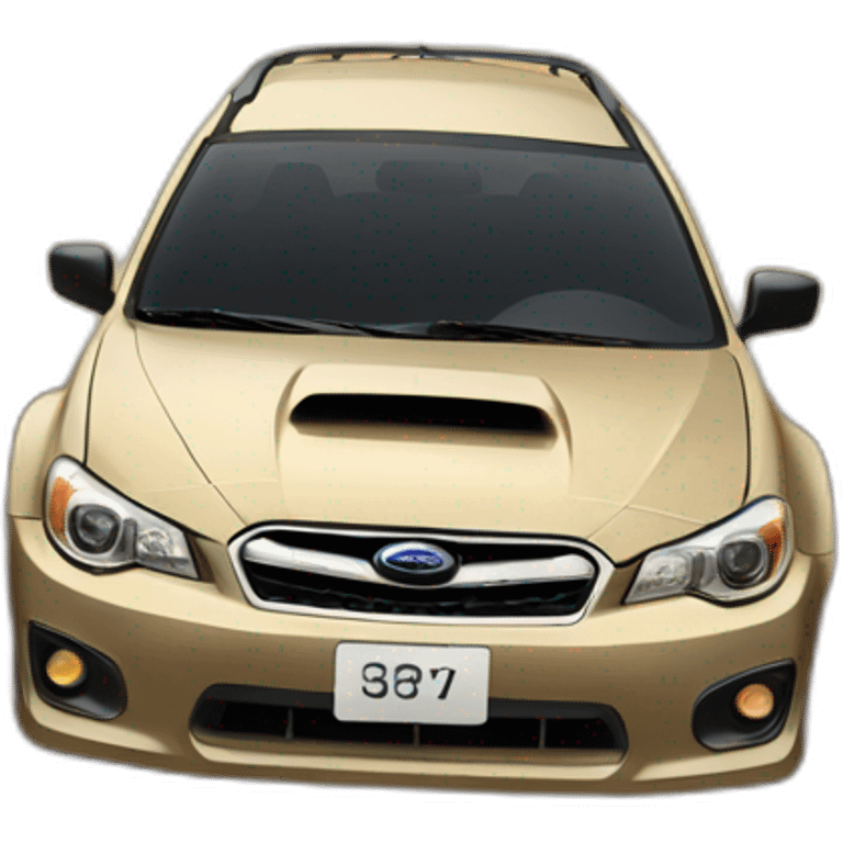 Subaru-in-the-dirt emoji