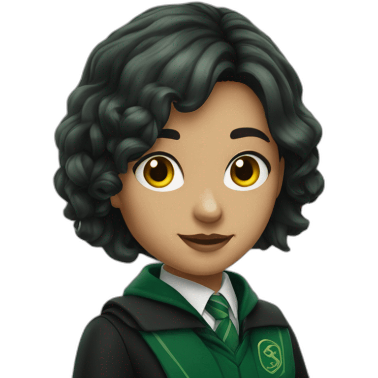 slytherin-student-girl emoji