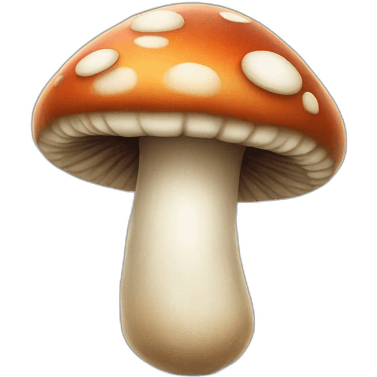 shroom with eyes and smile emoji