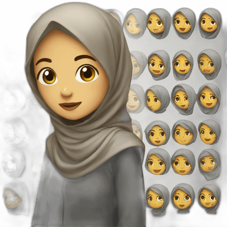 girl in hijab emoji