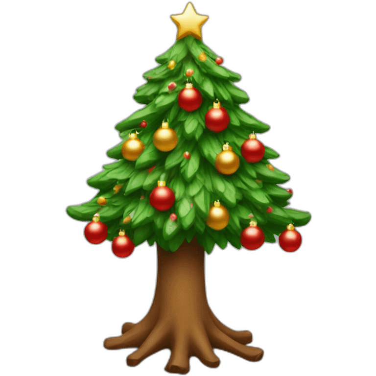 Arbol de navidad feliz emoji