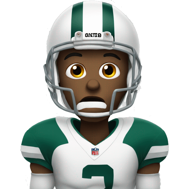 scared playing football emoji