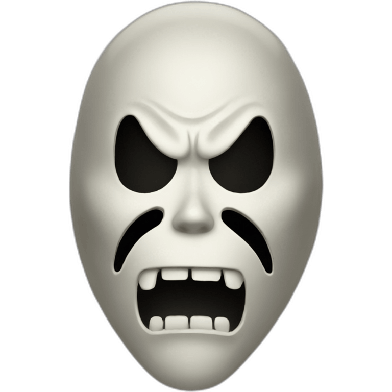 Scream mask emoji