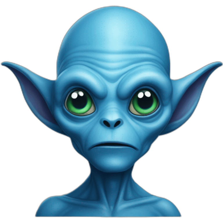 Harry Vanderspeigle blue alien emoji