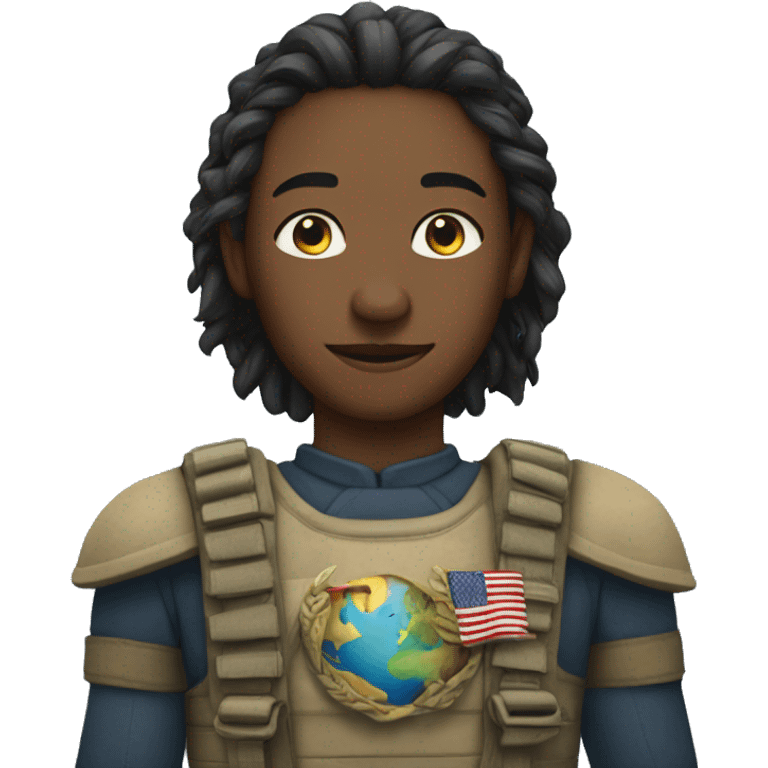 The earth belongs to the brave emoji