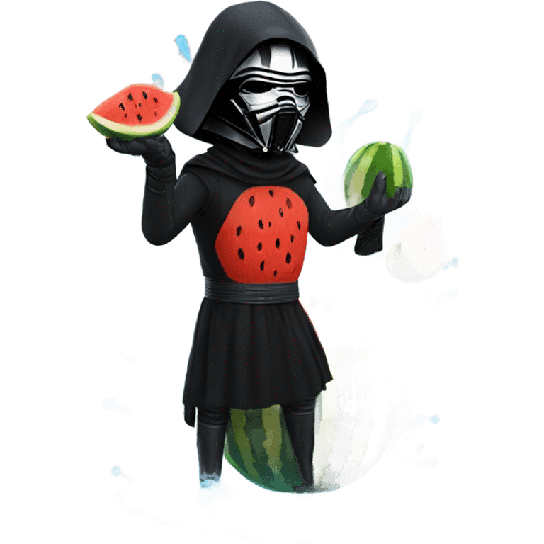 Kylo ren juggling water melons emoji