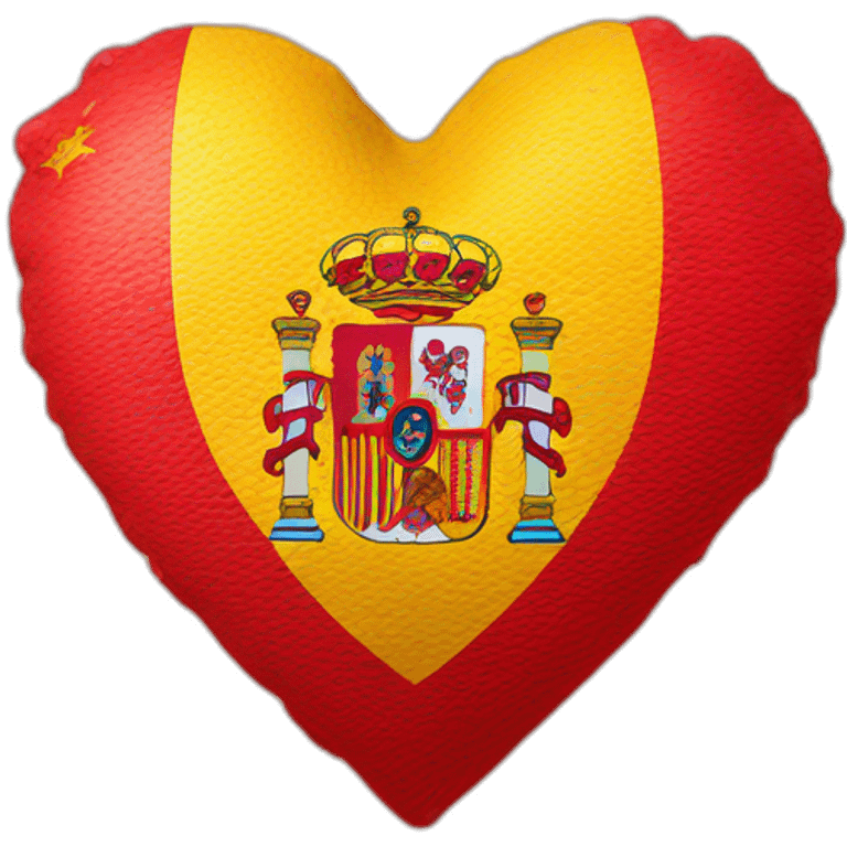 heart with spain flag emoji