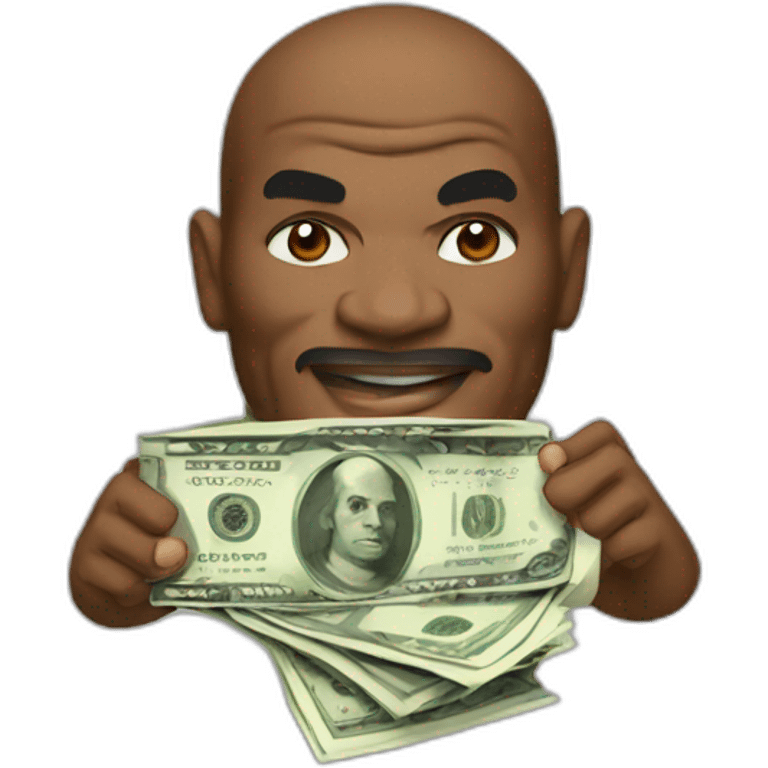 Mike Tyson money printer emoji