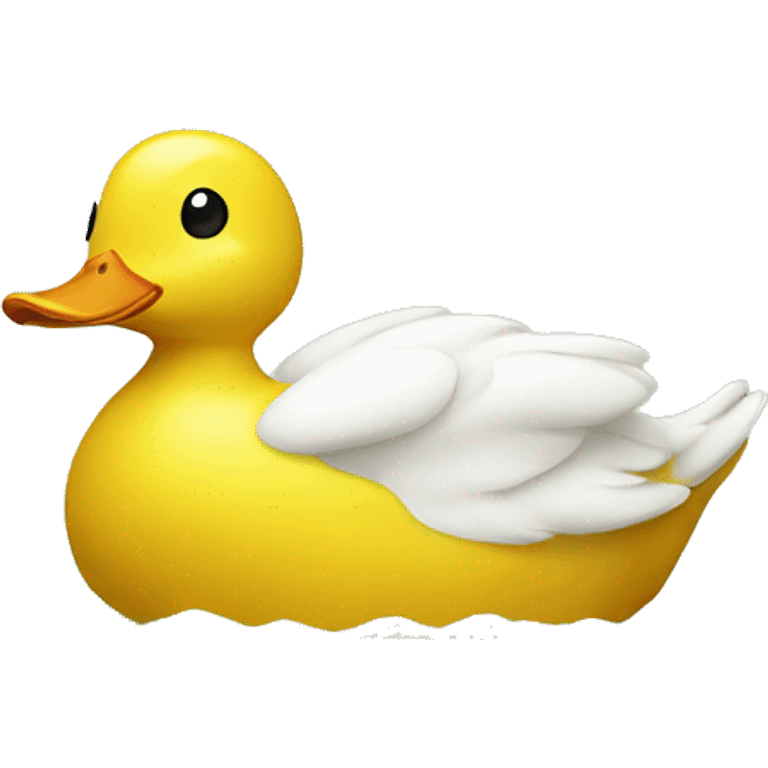 yellow duck for bath emoji