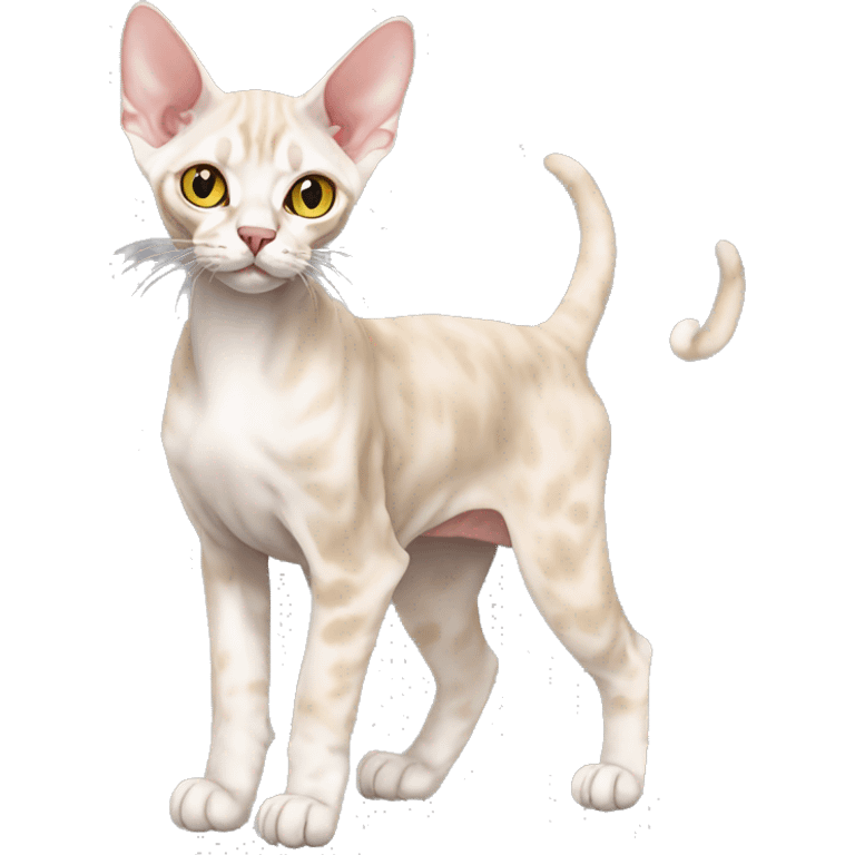 Devon Rex Full Body emoji