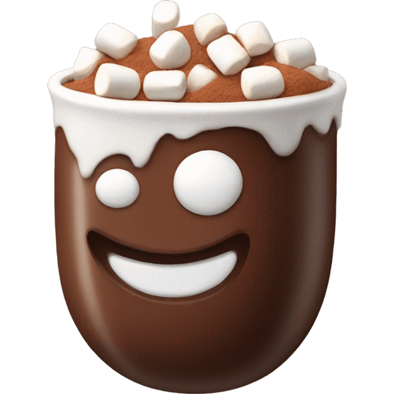 cocoa with marshmallows emoji