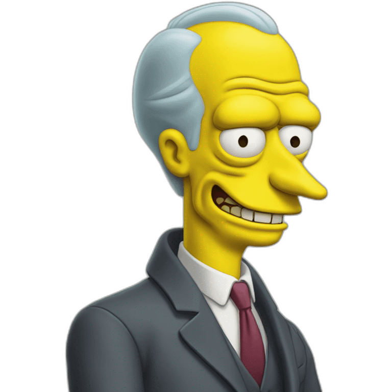 mr burns simpsons emoji