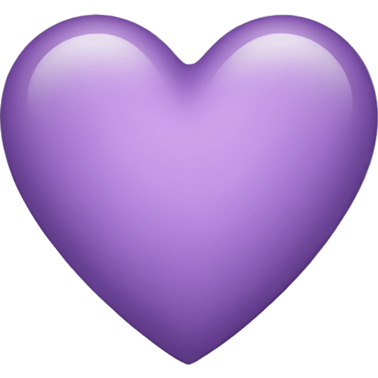 light purple heart emoji