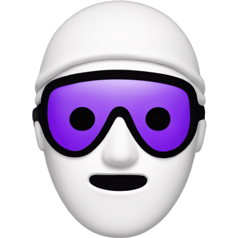 Purple ski mask  emoji