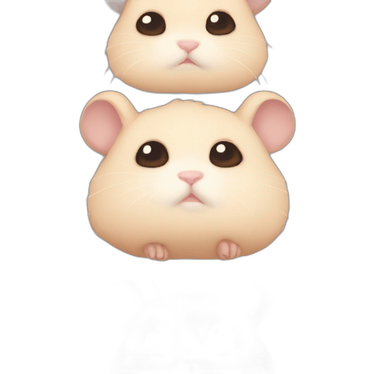 Hamster-sad emoji