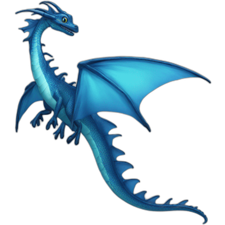 blue sea dragon emoji