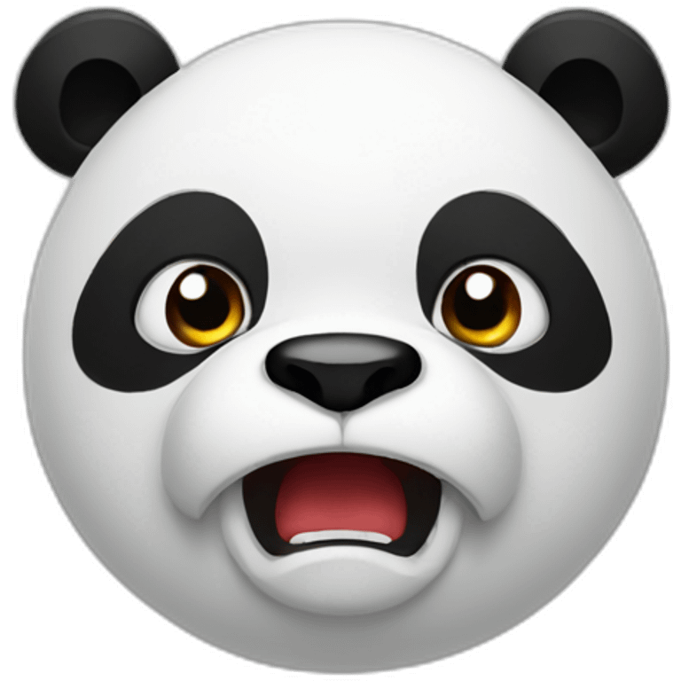 Angry panda  emoji