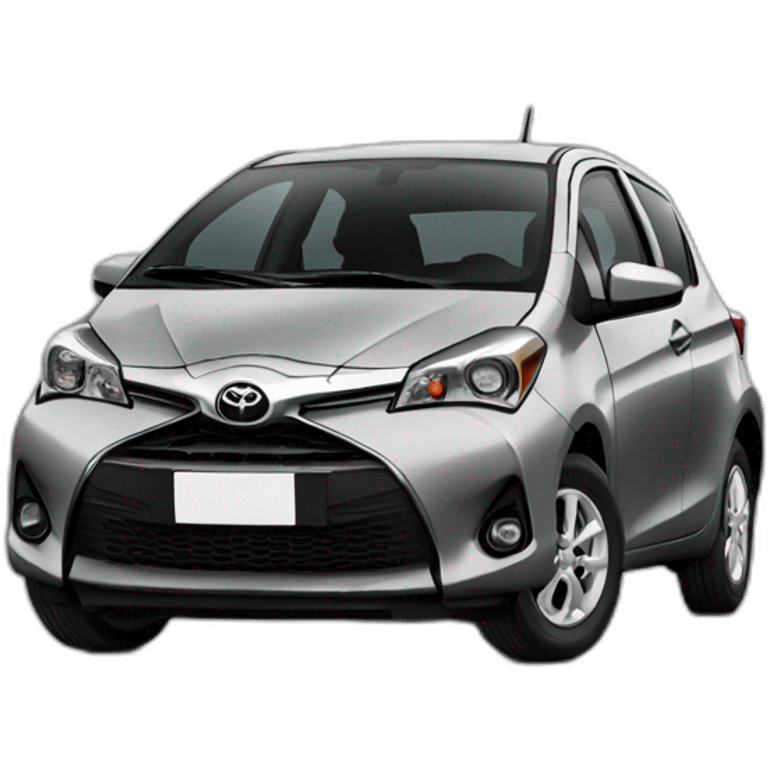 toyota-yaris-XP130-gray emoji