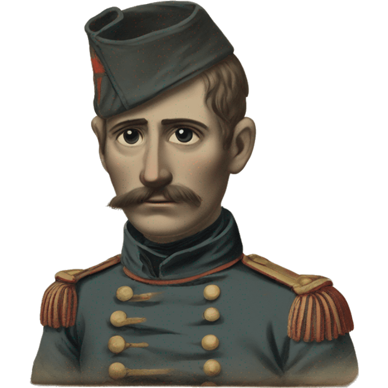 wounded French soldier in the Crimean War emoji