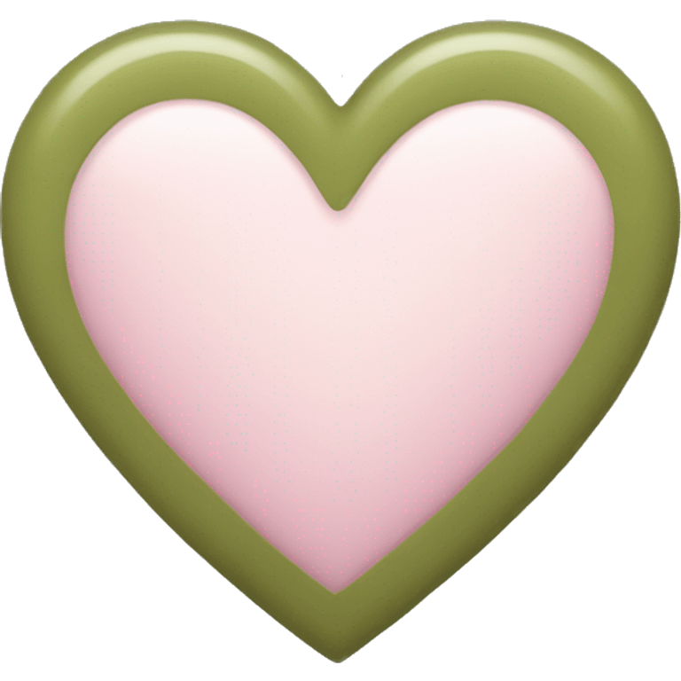 Heart-coloured-pastel-olive emoji