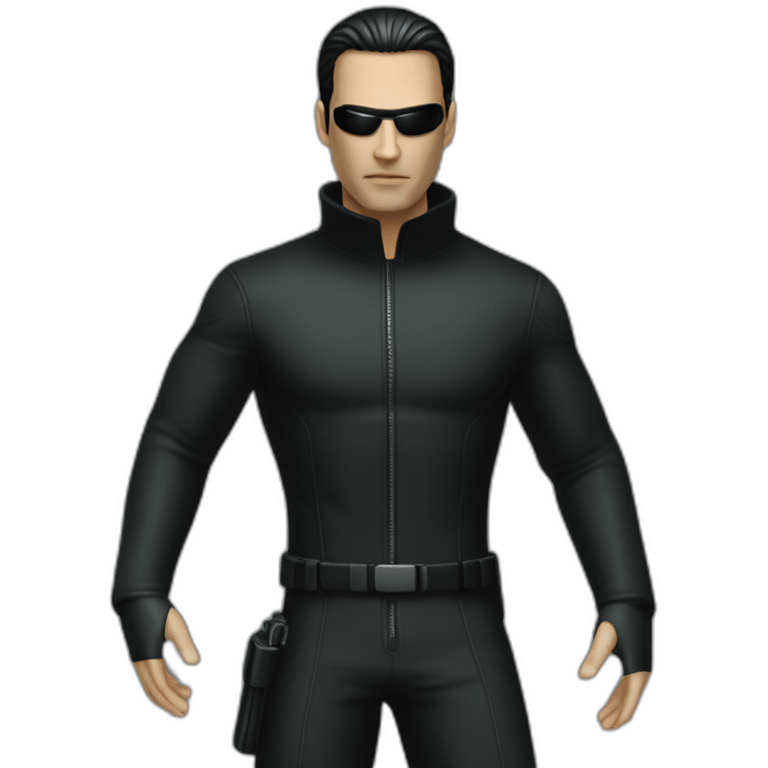 The Matrix man full body emoji