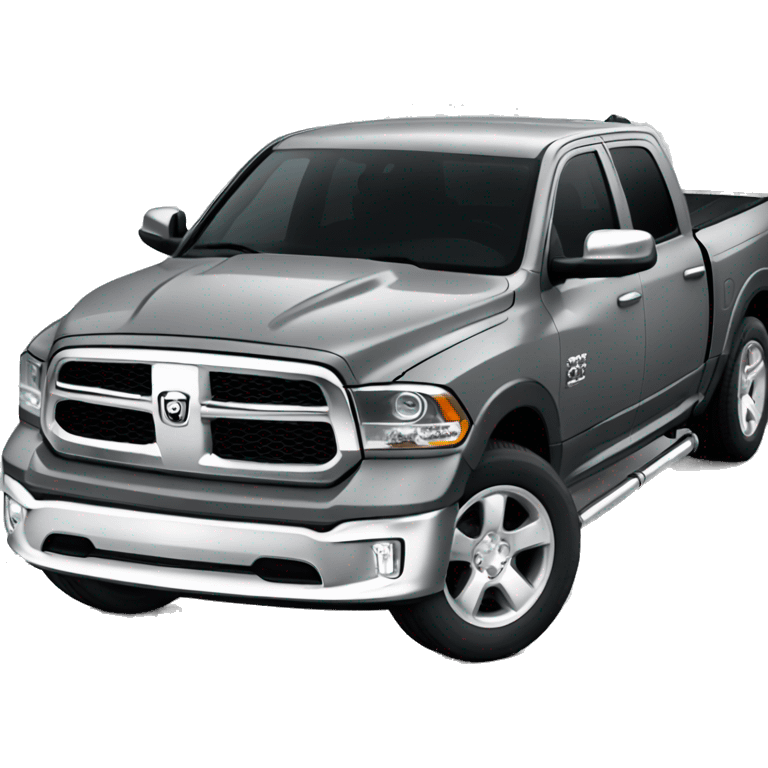 Grey dodge ram 1500 car  emoji