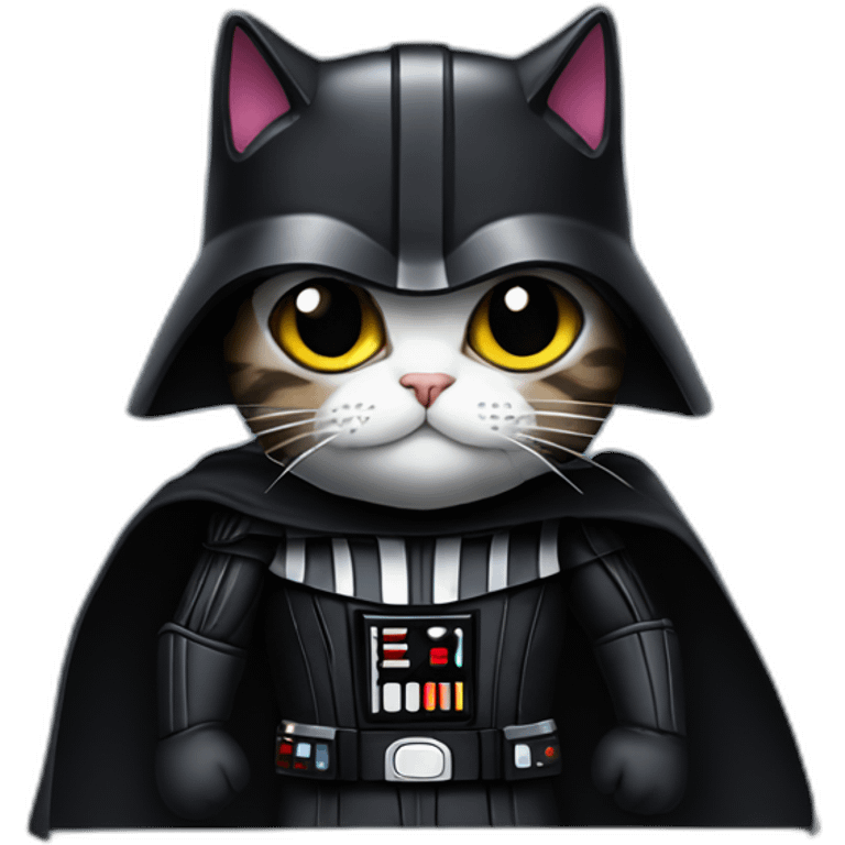 cat in a darth vader costume emoji