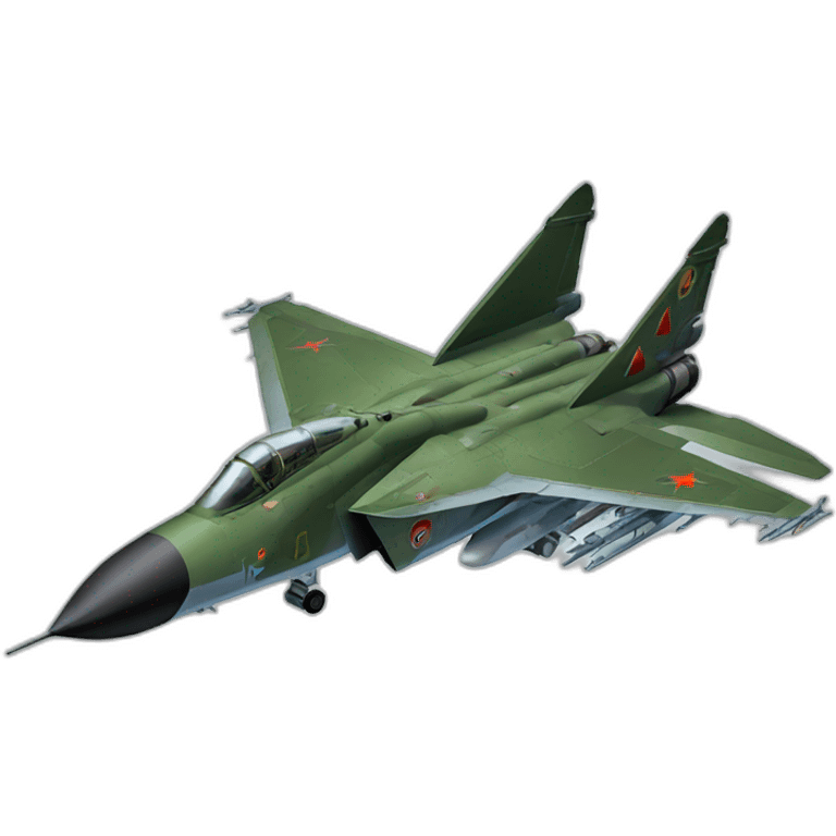 Mig 23 fighter jet emoji