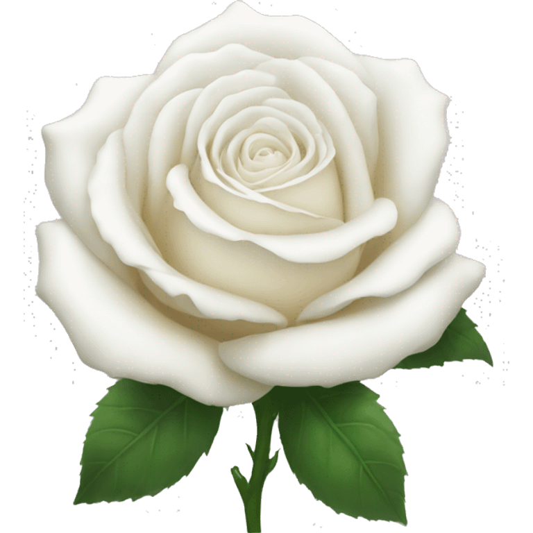 White rose emoji