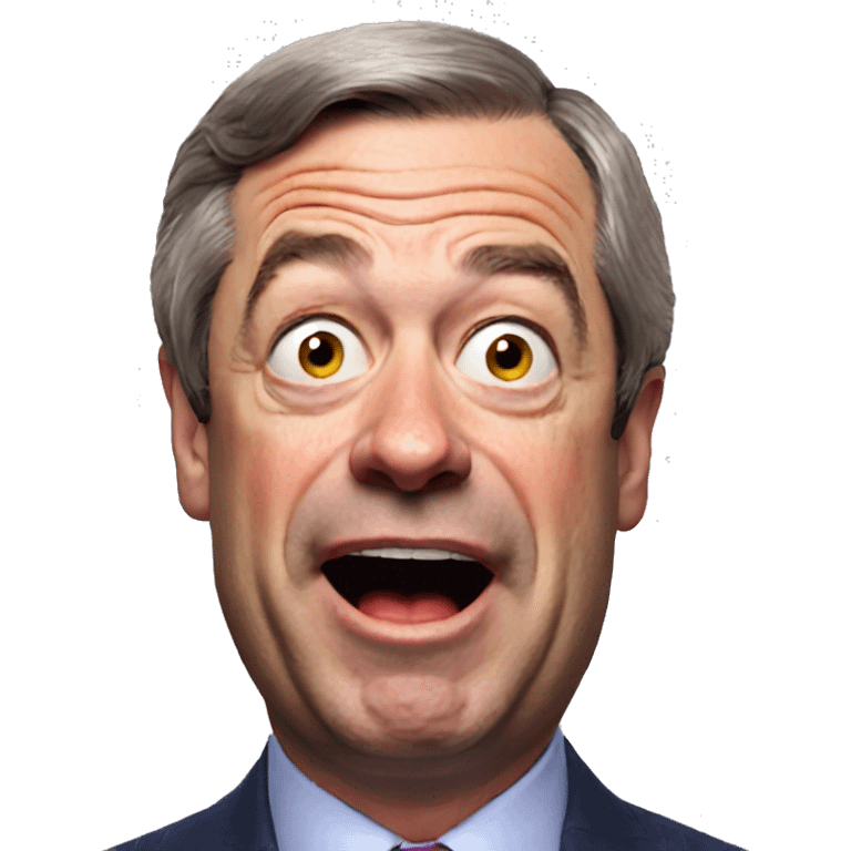 Nigel Farage pog expression emoji