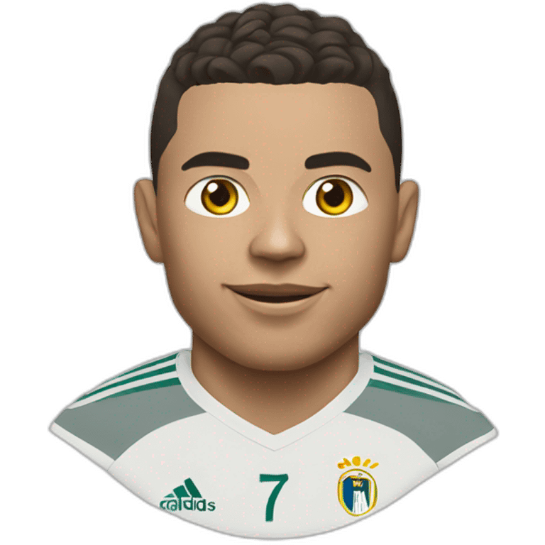 Ronaldo portrait realistic football player emoji