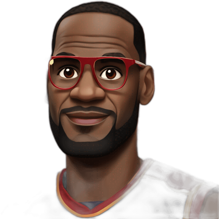 Lebron James as a communist emoji