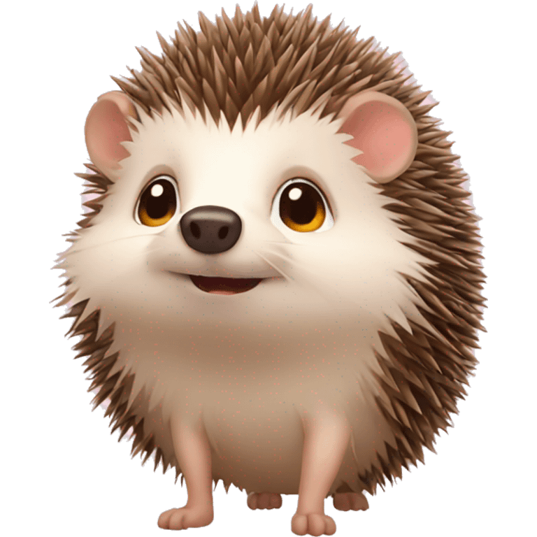 hedgehog without fur emoji