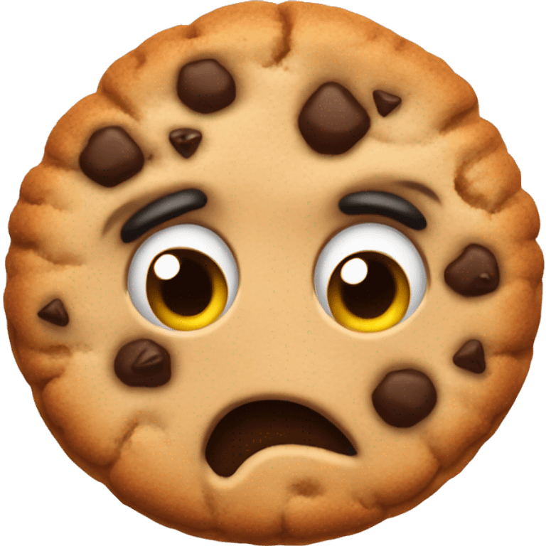 angry cookie emoji